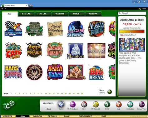 casino share download